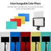 Andoer USB LED Video Light Kit Photography Lighting 3200K-5500K 120pcs Beads 14-Level Dimmable with 148cm/58in Adjustable Height Tripod Stand 5pcs White Red Green Blue Filters Triple Cold Shoe Mount view 2