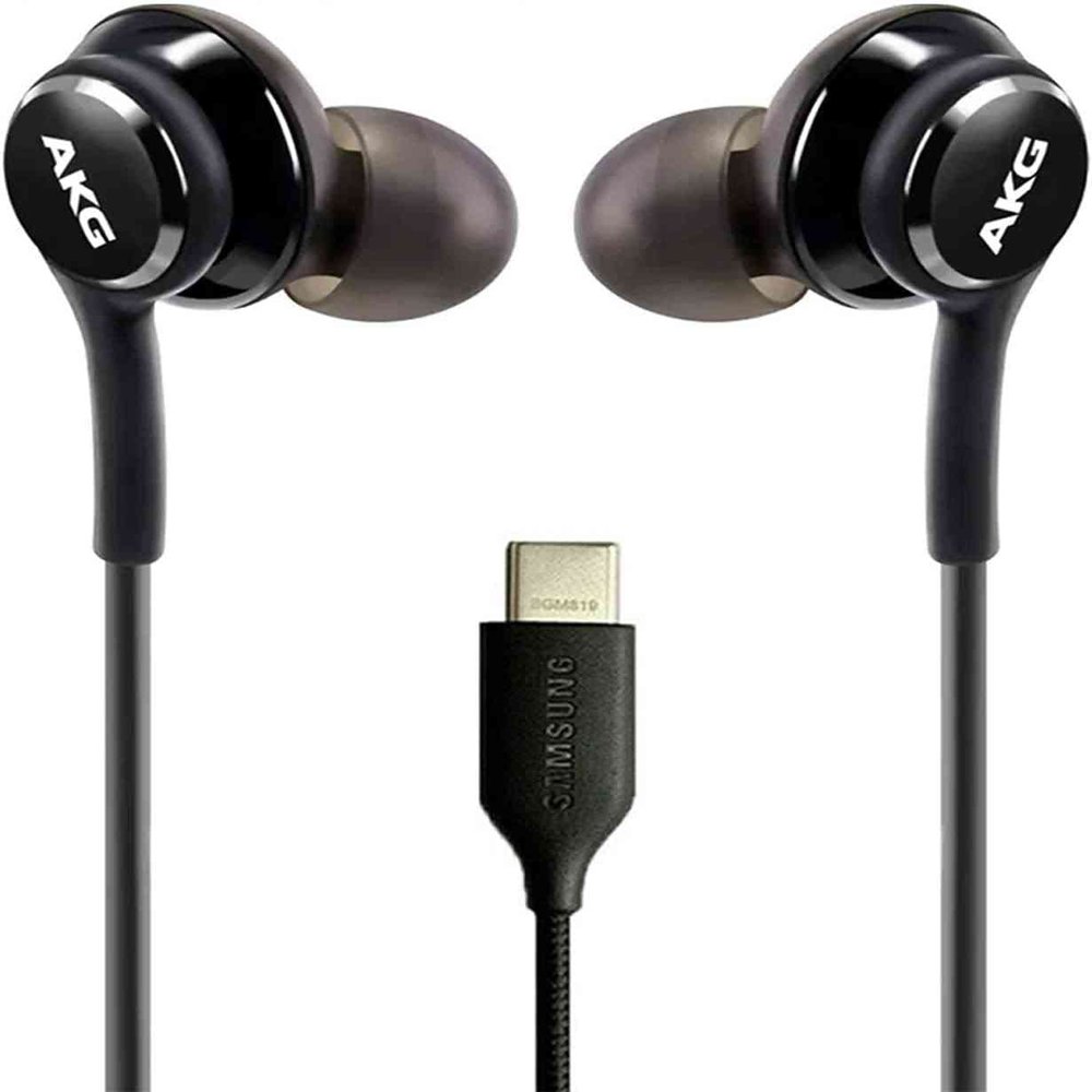 UrbanX OEM 2021 Type-C Stereo Headphones for Lenovo Z5 Pro GT Braided Cable - with Microphone - Black - USB-C Connector (US Version)