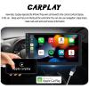 2Din Car Radio Compatible with Carplay and Android Auto 7" Capacitive Touchscreen,Mirror Link, Reverse Image, Bluetooth, AM/FM, USB/AUX +4LED Camera+Steering Wheel Remote Control view 2