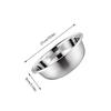 Stainless Bowl Kitchen Wash Basin Sink 304 Steel Bowl Practical Soup Basin view 2