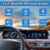 YEEHUNG 12.3" Android 13 Dual Screen Style Multimedia Blue Anti-Glare HD Screen for Mercedes-Benz 2006-2013 S CL Class W221 W216 NTG 3.0/3.5, Support Carplay Android Auto Mirror Link (8+128GB) view 4
