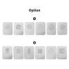 Andoer 6pcs/Set Gobos Graphics Cards Metal Plates with Hollow Patterns for Optical Snoot Conical Focalize Condenser Art Special Effects Shaped Beam Light Photography Light Accessories view 3