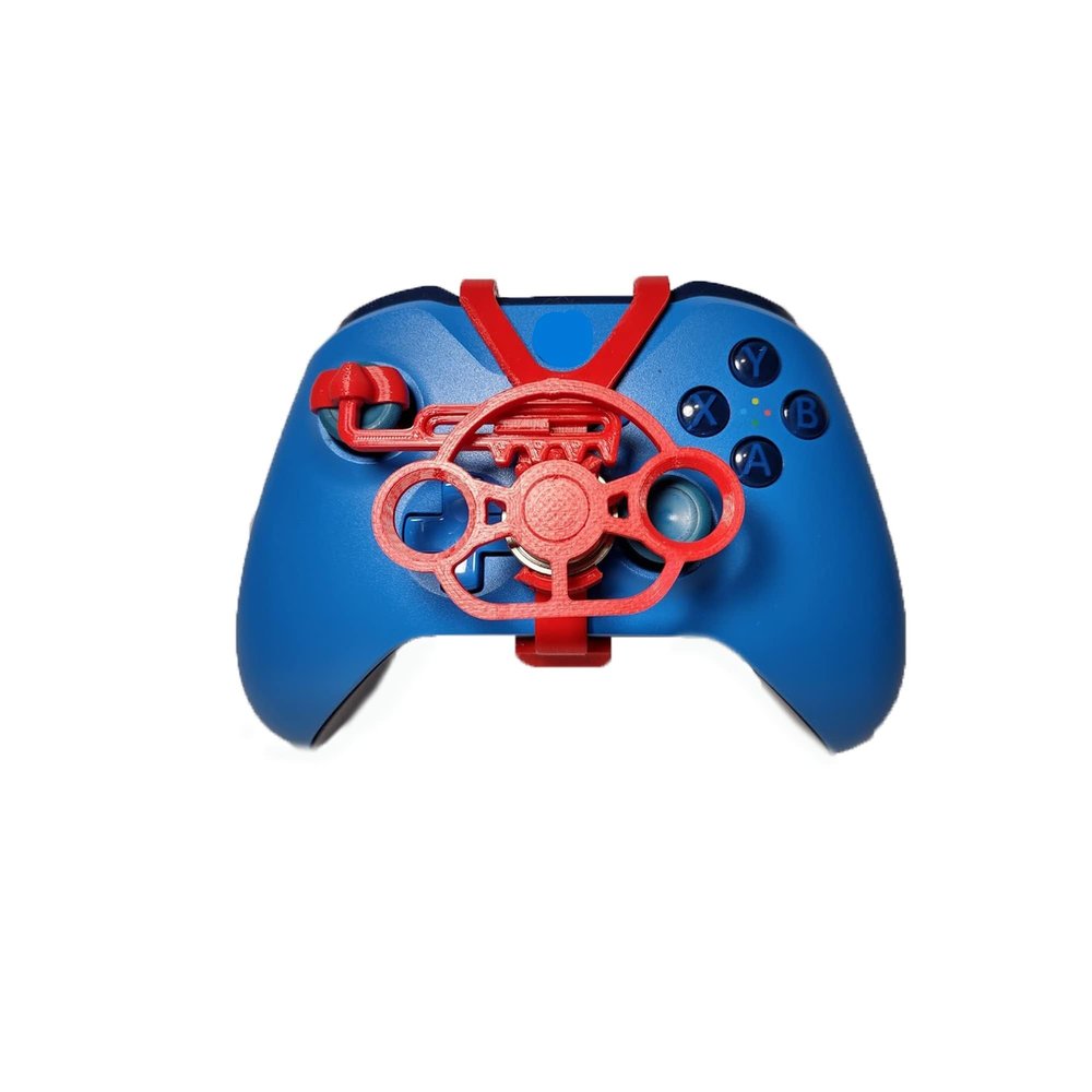 Custom Thumb Steering Wheel for X-Box One Controllers (Modern or Elite) (Gray, Modern)