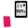 BoxWave Case Compatible with inkBOOK Obsidian - Velvet Pouch, Soft Velour Fabric Bag Sleeve with Drawstring - Cosmo Pink view 1