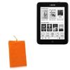 BoxWave Case Compatible with inkBOOK Obsidian - Velvet Pouch, Soft Velour Fabric Bag Sleeve with Drawstring - Bold Orange view 1