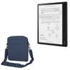 BoxWave Case Compatible With Kobo Elipsa - Encompass Urban Bag, Over Shoulder Messenger Straps Handle Bag Pockets - Navy view 1