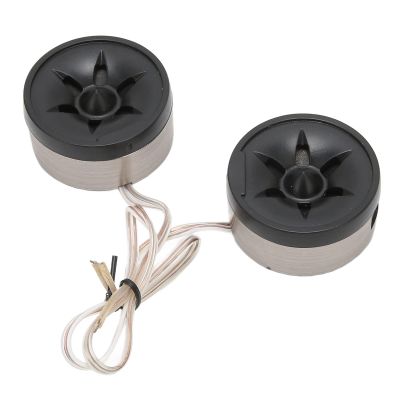 1 Pair Soft Dome Tweeter, 350W High Performance Car Stereo Speakers Built in Capacitor Car Loudspeaker for Car Audio Systems