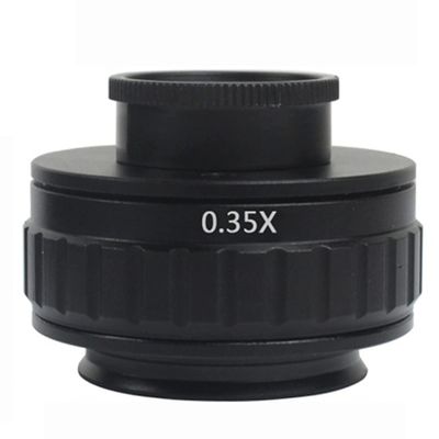 Microscope Kit C Mount Adapters Lens 0.35X 0.5X 1X for Trinocular Stereo Microscope 25mm Microscope Lens Adapters (Color : 0.35X)