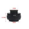 Microscope Kit C Mount Adapters Lens 0.35X 0.5X 1X for Trinocular Stereo Microscope 25mm Microscope Lens Adapters (Color : 0.35X) view 2