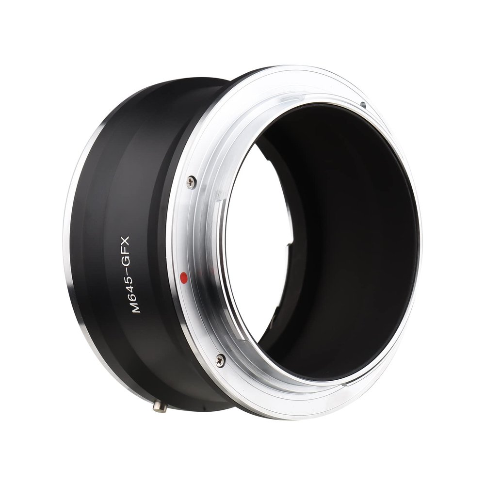 Andoer M645-GFX Camera Lens Adapter Replacement for Mamiya 645 Lens to Fujifilm G Mount GFX100 GFX50S GFX50R GFX100S Cameras