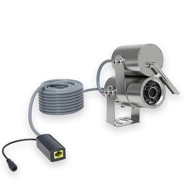 Barlus 1080p HD 60FPS Electric Focus Underwater Viewing Camera with Lens Cleaning Brush for Aquaculture, Marine IP Monitoring Camera with 32ft Cable