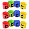 12 PCS Soccer Captain Armband, Football Captain Armband Elastic Basketball Player Bands for Adult Youth, Random Color view 1