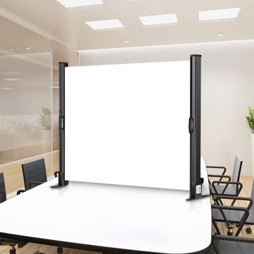 LENG Projector Screen with Stand Portable Table Top Projection Screen Outdoor Little Screen Retractable Movies Screen 40/50inch 3D HD 4:3 16:9 16:10 (Size : 40inch-16:9)