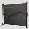 LENG Projector Screen with Stand Portable Table Top Projection Screen Outdoor Little Screen Retractable Movies Screen 40/50inch 3D HD 4:3 16:9 16:10 (Size : 40inch-16:9) view 4