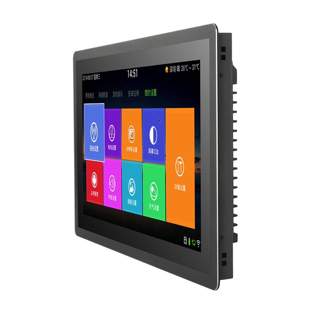 12.1 Inch Smart Capacitive Touch Screen Fully Enclosed Industrial Panel PC (4GB RAM+256GB SSD, Core i7-8565U)