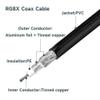 Superbat WiFi Antenna Extension Cable (2-Pack) RP-SMA Male to RP-SMA Female Bulkhead Mount RG8X Cable 10ft for WiFi Router Security Camera Wireless Network Card Adapter (Not for TV) view 3