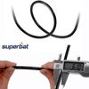 Superbat WiFi Antenna Extension Cable (2-Pack) RP-SMA Male to RP-SMA Female Bulkhead Mount RG8X Cable 10ft for WiFi Router Security Camera Wireless Network Card Adapter (Not for TV) view 4
