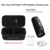 Elonbo Carrying Case for Blue Tees Golf Player+ GPS Speaker, Wireless Ultra Portable Bluetooth Speaker Travel Bag Golf Speaker and Rangefinder Storage Holder, Mesh Pocket Fits Charging Cable, Black view 2