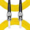 Fibergaga-10m(33ft) OS2 ST to ST Fiber Patch Cable, Single Mode, Simplex, Length Option: 0.5M(1.6ft)-100m(328ft) 9/125m 2.0mm Diameter Fiber Optical Cords, OS1/OS2 Compatible view 1