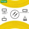 Fibergaga-10m(33ft) OS2 ST to ST Fiber Patch Cable, Single Mode, Simplex, Length Option: 0.5M(1.6ft)-100m(328ft) 9/125m 2.0mm Diameter Fiber Optical Cords, OS1/OS2 Compatible view 3