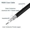 Superbat SMA Coaxial Extension Cable (2-Pack) SMA Male to SMA Female Bulkhead Mount RG8X Cable 15ft for WiFi Router Security Camera Wireless Network Card Adapter (Not for TV) view 4