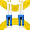 Fibergaga 3m(10ft) OS2 LC to LC Fiber Patch Cable Duplex Singlemode Length Option: 0.5M(1.6ft)-100M(328ft) 9/125m 2.0mm Diameter Fiber Optic Cable, OS1/OS2 Compatible view 1