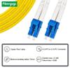 Fibergaga 3m(10ft) OS2 LC to LC Fiber Patch Cable Duplex Singlemode Length Option: 0.5M(1.6ft)-100M(328ft) 9/125m 2.0mm Diameter Fiber Optic Cable, OS1/OS2 Compatible view 2