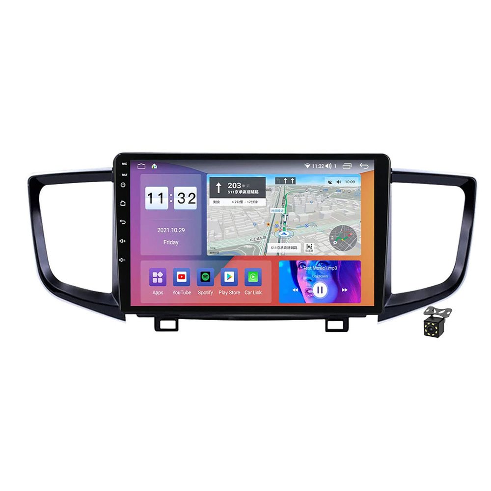 Car Radio Multimedia Player for Honda Pilot 2016-2019 Android 11 Car Stereo 9" Touch Screen Support Carplay/4G/5G WiFi/GPS Navigation/SWC DAB+Backup Camera,M700s/8+128g