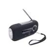 LACUCINO Emergency Weather Hand Crank RadiosSOS Alert AM FM NOAA Solar Radio with Flashlight Cell Charger for Home (Black) view 1