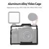 Andoer Camera Video Cage + Top Handle Kit Aluminum Alloy with Dual Cold Shoe Mounts Numerous 1/4 Inch Threads Replacement for Sony A7IV/ A7III/ A7II/ A7R III/ A7R II/ A7S II view 4