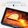 FEELWORLD FW568S 6 inch DSLR Camera Field Monitor with Waveform 3D LUT SDI 4K HDMI Input Output Video Peaking Focus Assist Small 8.4V DC Include Tilt Arm view 2