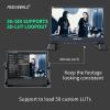 FEELWORLD LUT11S 10.1 Inch 2000nit Ultra Bright Camera Field DSLR Monitor with Touchscreen Waveform LUT F970 Install and Power Kit HDMI SDI Input Output view 3