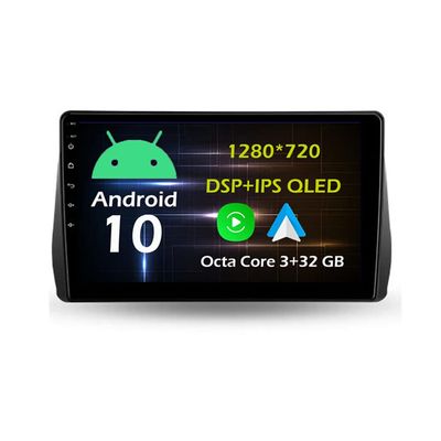 9'' 3+32GB Android 10 in Dash Car Stereo Radio Fit for Toyota Wish 2 II XE20 2009 10 11 12 13 14 15 16 17 Head Unit GPS Navigation Carplay Android Auto DSP 4G WIFI Bluetooth