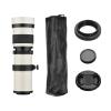Andoer MF Camera Super Telephoto Zoom Lens F/8.3-16 420-800mm T-Mount with Adapter Ring Universal 1/4 Thread Replacement for Canon EF-Mount EOS Cameras view 2