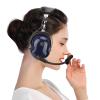 Joyzan 3.5mm Windproof Headphone, Clear Voice Pilot Headset General Noise Reduction Dual Plug Headphone with Microphone Adjustable Headband Aviation Headset for Pilots view 2