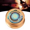 HiFi Disc Stabilizer, Record Weight Stabilizer, Professional Record Clamp Turntables Disc Stabilizer with Silicone Bottom Pad for Record Player, Vibration Damping(Gold) view 4