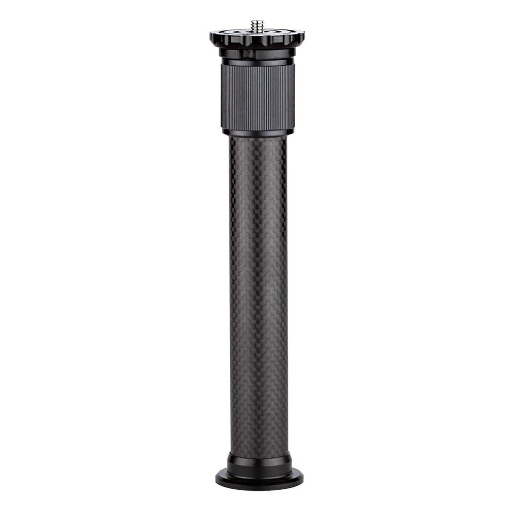 Carbon Fiber Tripod Extension Two-Section Rod Central Column Extender Tube for Photo Studio Monopod DSLR Camera Microphone Stand