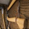1844 Helko Werk Germany Leather Axe Hangers - Wall Hanging Leather Straps with Adjustable Buckle for Axes, Hatchets, Tools with Handles, for Wall Displays - Made in USA (Axe Hangers Black) #8878ABK view 3