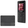 BoxWave Keyboard Compatible with Energizer E3 - SlimKeys Bluetooth Keyboard with Trackpad, Portable Slim TouchPad - Jet Black view 1