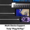VOLT PLUS TECH USB Type-C HDMI 4k HDMI Cable Compatible with Vivo iQOO Z6 44W for Home Office Extended Display Full 2160p@30Hz, 6Ft/1.8M Cable Thunderbolt 3/4 view 4