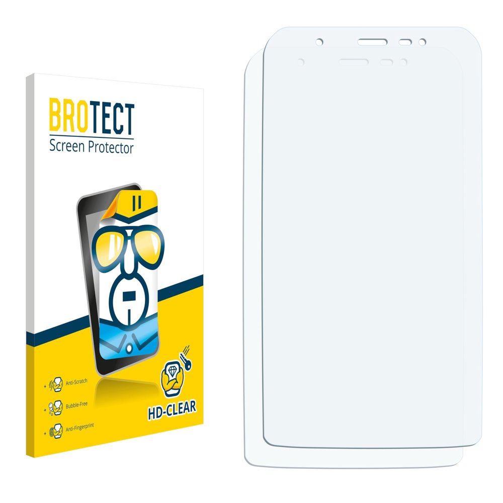 brotect 2-Pack Screen Protector Compatible with Conker NS6 - HD-Clear Protection Film