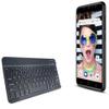 BoxWave Keyboard Compatible with Yezz Andy 5E5 - SlimKeys Bluetooth Keyboard, Portable Thin with Chiclet-Style Keys - Jet Black view 1