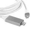 USB Type-C HDMI 4k HDMI Cable Compatible with Samsung SM-T500 for Home Office Extended Display Full 2160p@30Hz, 6Ft/1.8M Cable Thunderbolt 3/4 view 1
