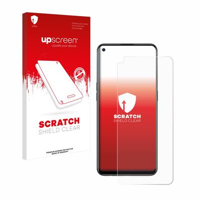 upscreen Scratch Shield Screen Protector compatible with Oppo Reno 5 Lite - HD-Clear, Anti-Fingerprint