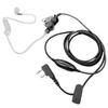 2 Pin Walkie Talkie Headset Covert Acoustic Tube Earpiece with Finger PTT for Kenwood Baofeng Two Way Radio view 3