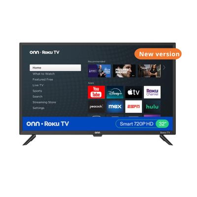 ONN 32-Inch Class HD (720P) LED Smart TV Compatible with Netflix, Disney+, YouTube, Apple TV, Alexa and Google Assistant - 100012589