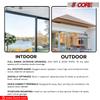5 CORE Outdoor Speakers Stereo in Wall Speaker Pair 100W Peak Passive Mount Wired Waterproof Patio House Garage Indoor Exterior Audio System Bocinas para Casa - WS-11 5 2PCS view 3