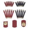 Mikikit Cattle Leather Cord Organizers 24pcs Cable Storage Organizer Easy to Use Headphone Wire Holders view 4