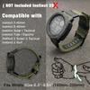 Abanen 22mm Nylon Military Style Watch Bands for Garmin Instinct 3 45mm/ 2 Solar, Woven Fabric Durable Wristband Strap for Instinct E 45mm/ Tactical/Tide/Esports (Green) view 4