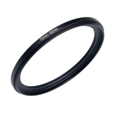 72mm to 62mm Step-Down Rings Filter Adapter for All Brands UV ND CPL Metal Step-Down Rings Adapter Filter